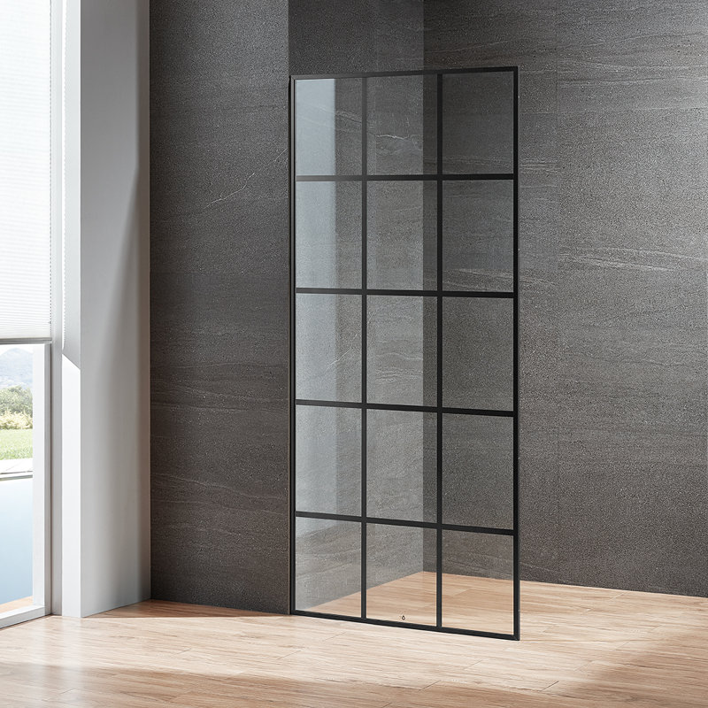 34'' W 74'' H Framed Rectangle Reversible Shower Enclosure