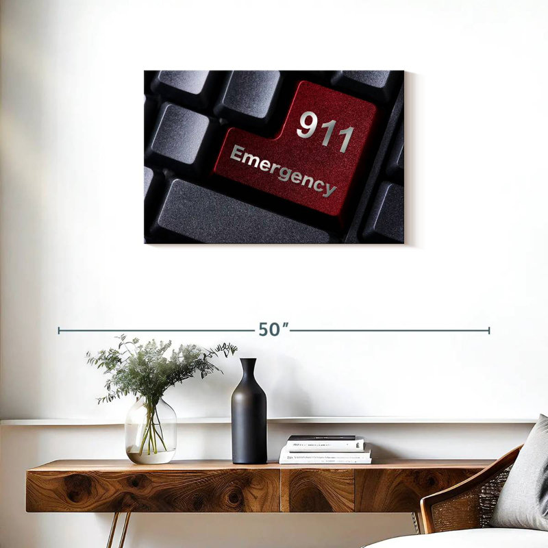 Alcaraz 911 d'urgence, H 20 po x l 30 po