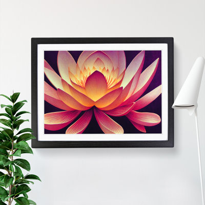 Incredible Lotus Flower - Single Picture Frame Print