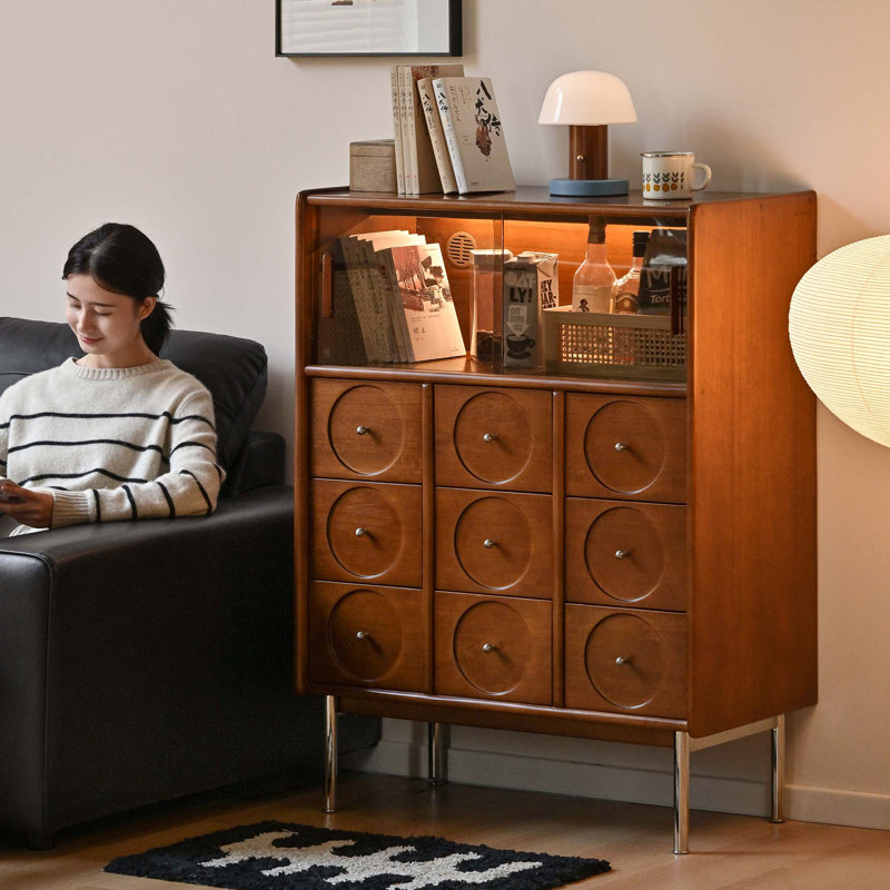 Sideboard Mid-Century Modern-Brown