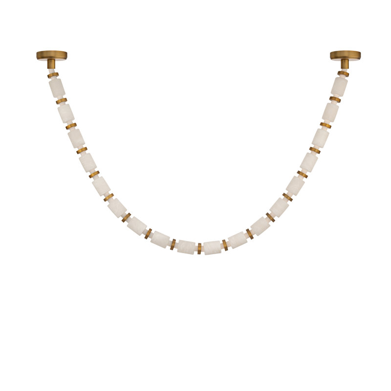 Entice 36 - Light Unique Modern Linear LED Pendant, 183.3" H x 2" W x 2" D, 3000K, Slim