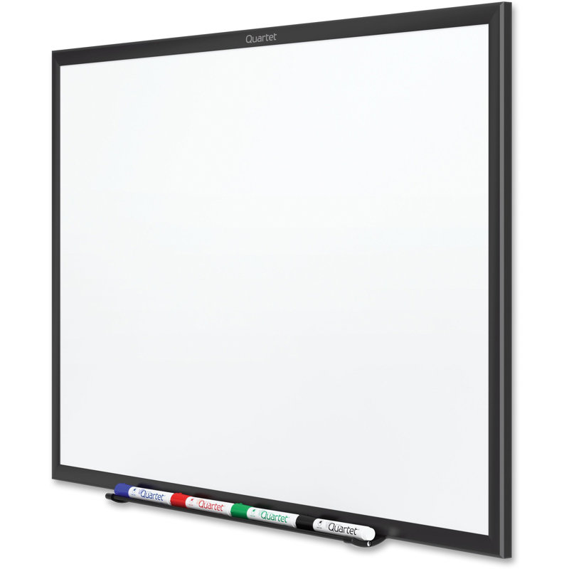 Tableau blanc mural magnétique, H 18 po x l 24 po, Noir