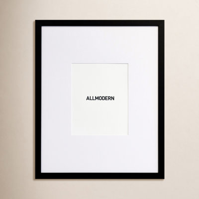 Capullo Wood Matte Picture Frame with Mat