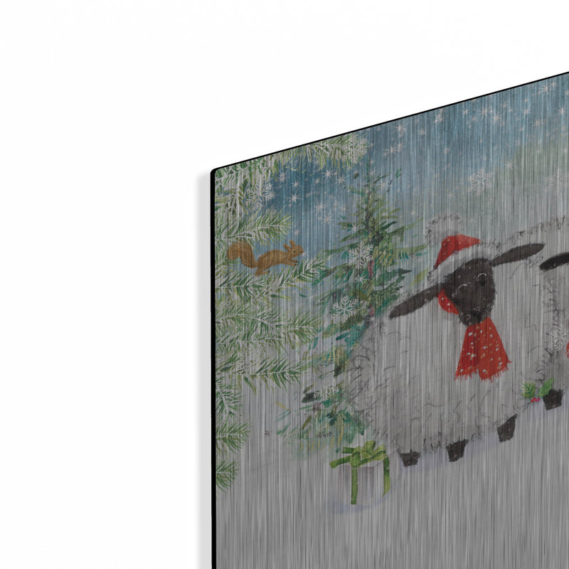  'From Me To Ewe' by Elle Media Group Ltd Metal Wall Art, 12" x 12", 12" H x 12" W