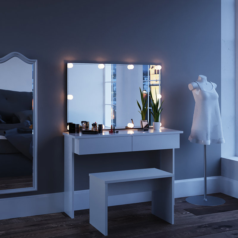 Bongiorno Dressing Table with Mirror