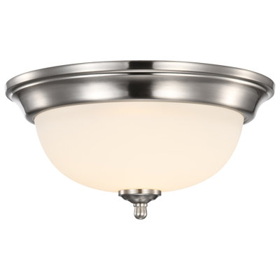 Megham Glass LED Flush Mount