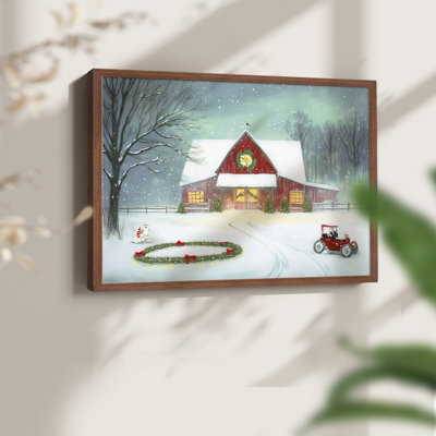 Art de Noël - XXIX - Reproduction encadrée - Restickable