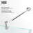 Gemini 48" W x 48" D x 77" H Hinged Frameless Shower Enclosure with 3/8  Clear Glass & Base-50857769