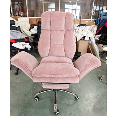 Happy Larry Faux Fur Office Chair