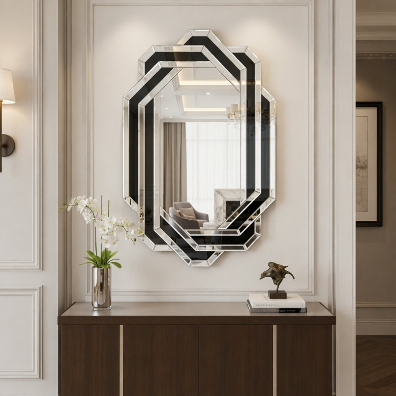 Miroir décoratif pour mur de salle de bain