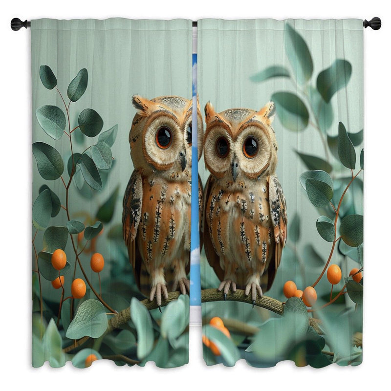 Jesean Room Darkening Curtain Pair, 40" W x 82" L