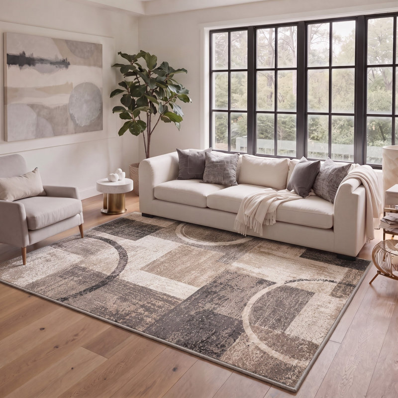 Washable Indoor Rug, Rectangle de 10 pi x 14 pi