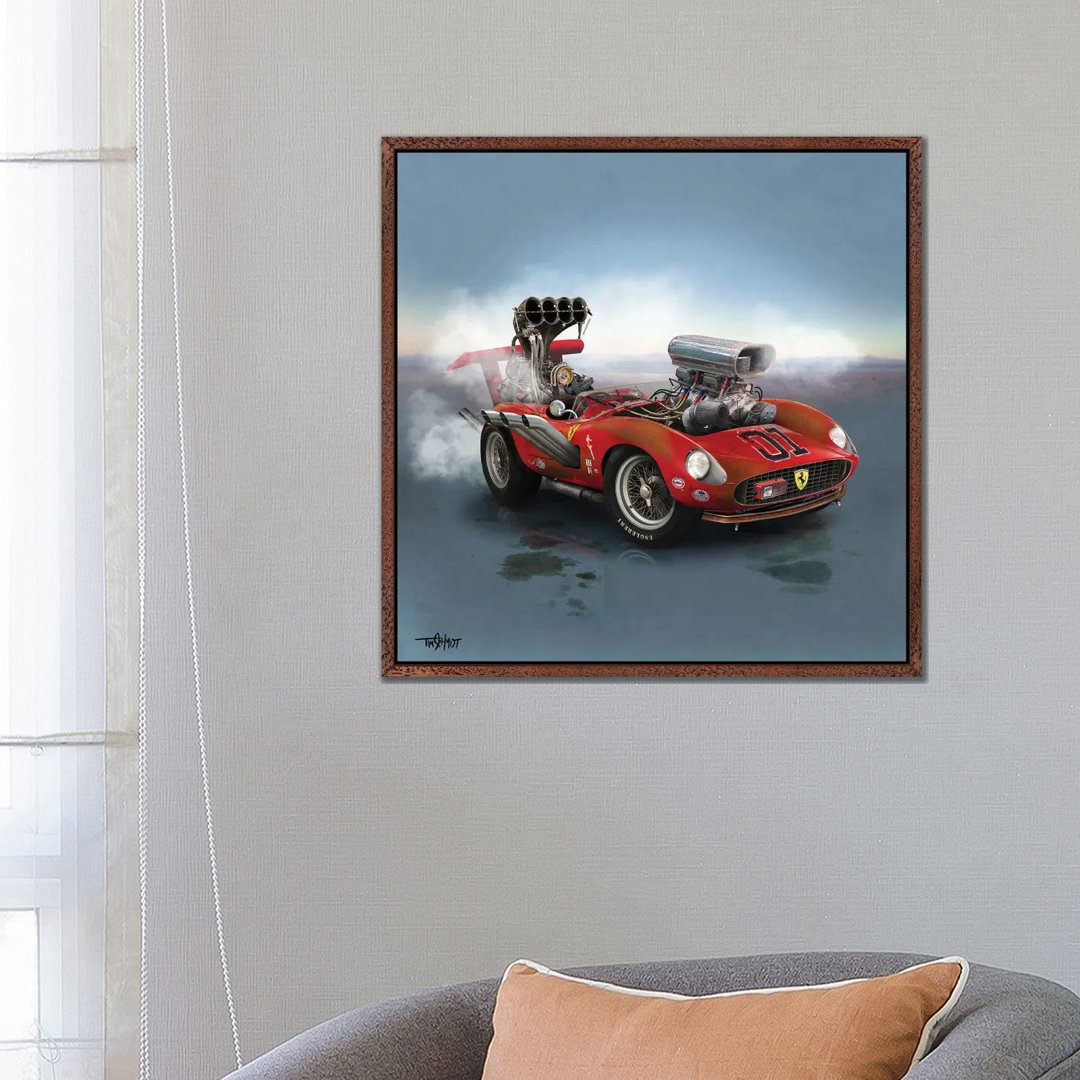 Smokin' Hot Rod von Tim Schmidt - Galerie-umwickelte Leinwand Giclée auf Leinwand