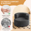 One Seater Compressed Round Curved Sofa Chair-137515521