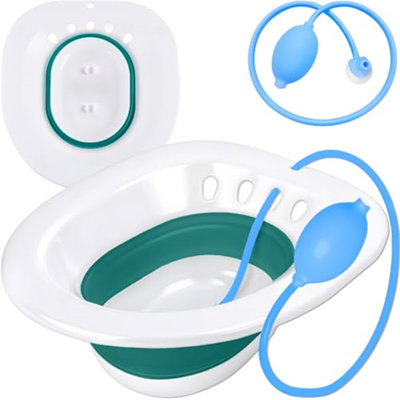 Soulagement apaisant pour le bain et les post-partum de Sitz Bath (vert)