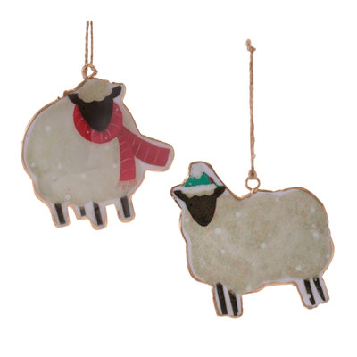 Sheep Ornament Set of 12