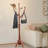 Freestanding Wooden Clothes Coat Rack-328098753