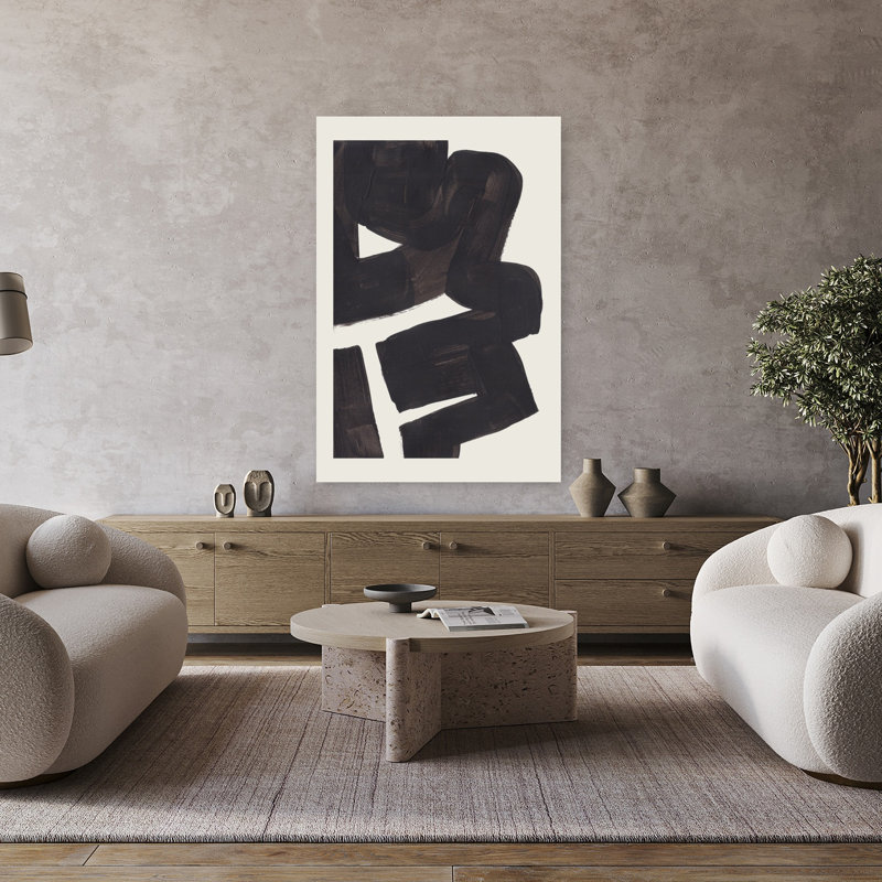 Art contemporain, art contemporain abstrait, H 48 po x l 32 po