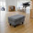 Dark Grey Fabric 3-Piece Sectional Sofa Set with Storage Ottoman-69969364-90726398
