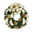26" Holiday Wreath With Pinecones And Ribbon