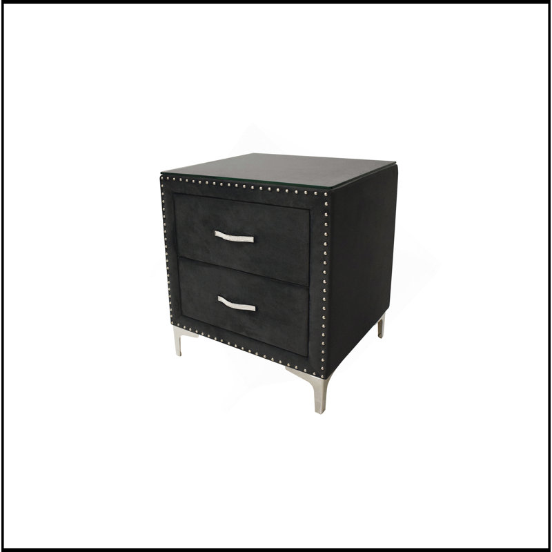 Sophisticated Nightstand With Multiple Functionalities
