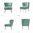 Euclid Modern 2-Piece Desk Office Chair Set-115234722