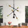 Whelchel 6 - Light Dimmable Sputnik Modern Linear Chandelier