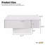 Table basse 31,6 po