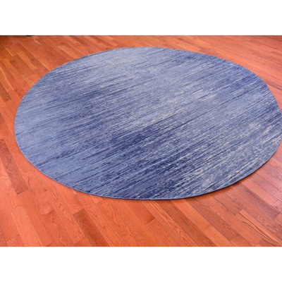 One-of-a-Kind 9' Round Wool Area Rug in