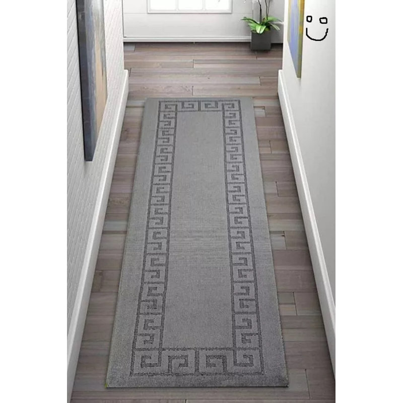 Ahlai Solid Colour Area Rug, Rectangle 60cm x 110cm
