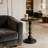 French Modern Minimalist Iron Round End Table
