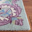 Tapis floral en laine touffeté à la main Cordel-1204146851