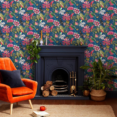 Envy Paradiso Floral Wallpaper