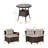 Slaveyka 4 - Person Patio Conversation Sets with Cushions