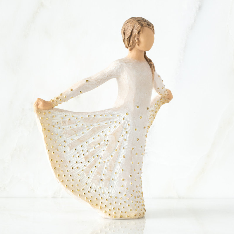 Willow Tree Butterfly, Determined & Courageous - Hand Painted Resin Figure