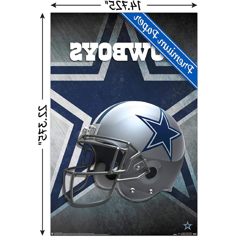 Latitude Run® NFL Dallas Cowboys On Paper Print