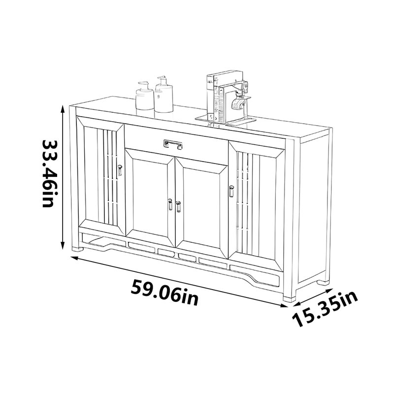 Classic large capacity storage shoe cabinet