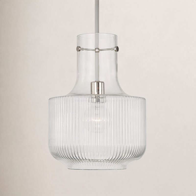 Altera 1 - Light Single Pendant, Polished Nickel