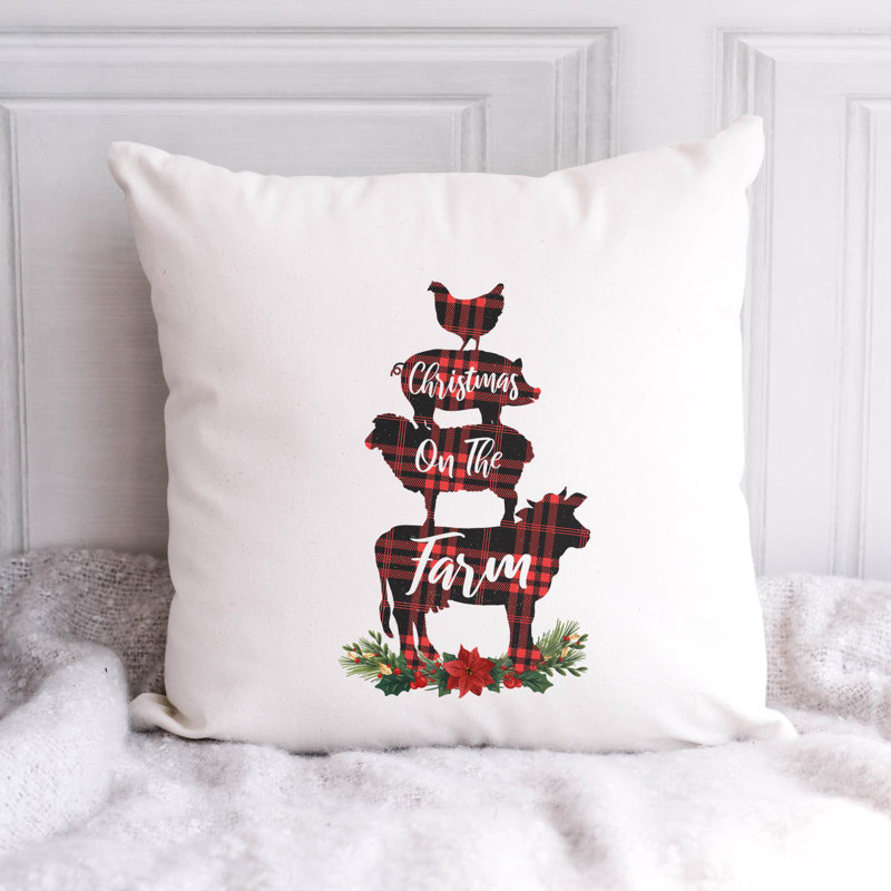Christmas-06_2 Reversible Throw Pillow, 16" x 16"