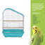 Cage à oiseaux avec perchoir Borton-1311870148