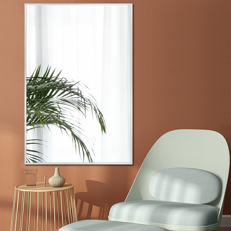 Jarrell Metal Flat Wall Mirror, Silver