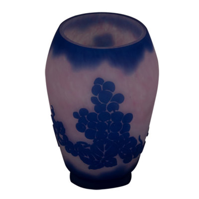 Abat-jour de candélabre en verre ovale H 5 po x l 4 po