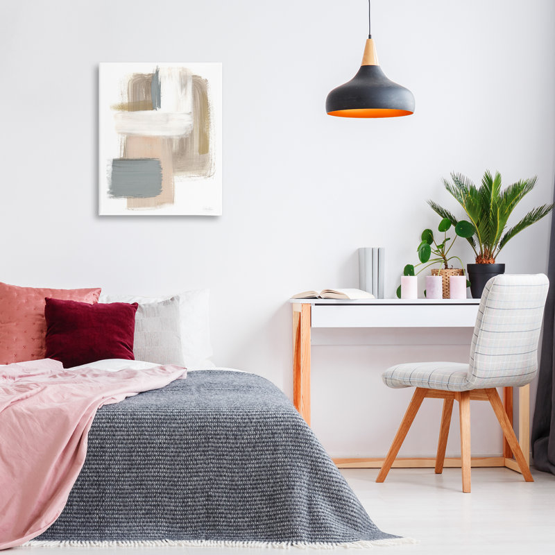 «Neutral Paint Strokes» par Stella Chang, H 30 po x l 24 po