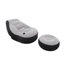 Intex Inflatable Ultra Lounge Chair With Cup Holder And Ottoman Set (2 Pack)