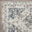 Tapis oriental bleu en polypropylène tissé à la machine Aldonna-478857624