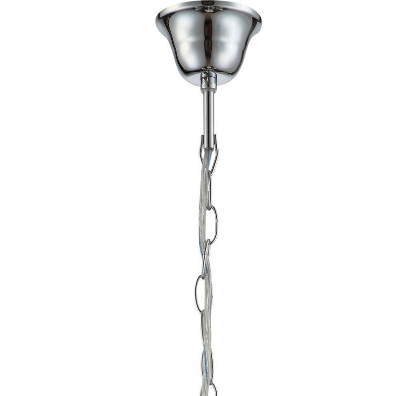 5 - Light Candle Style Chandelier, Clear