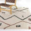 Tapis marocain crème abstrait Geneva-537245155