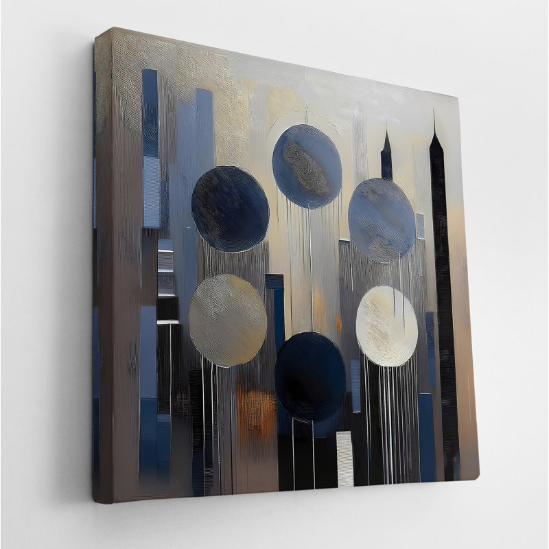 Moving Around Town, 24" H x 24" W