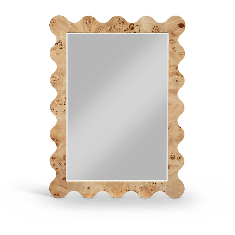 Vassa Burl Veneer Mirror, Naturel