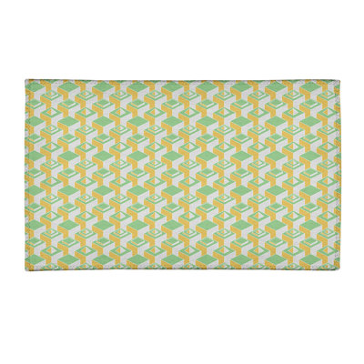 Chenille Geometric Indoor Rug